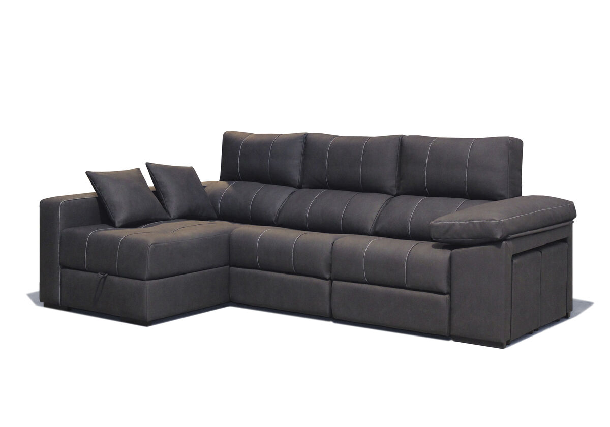 Chaise longue de acabados premium